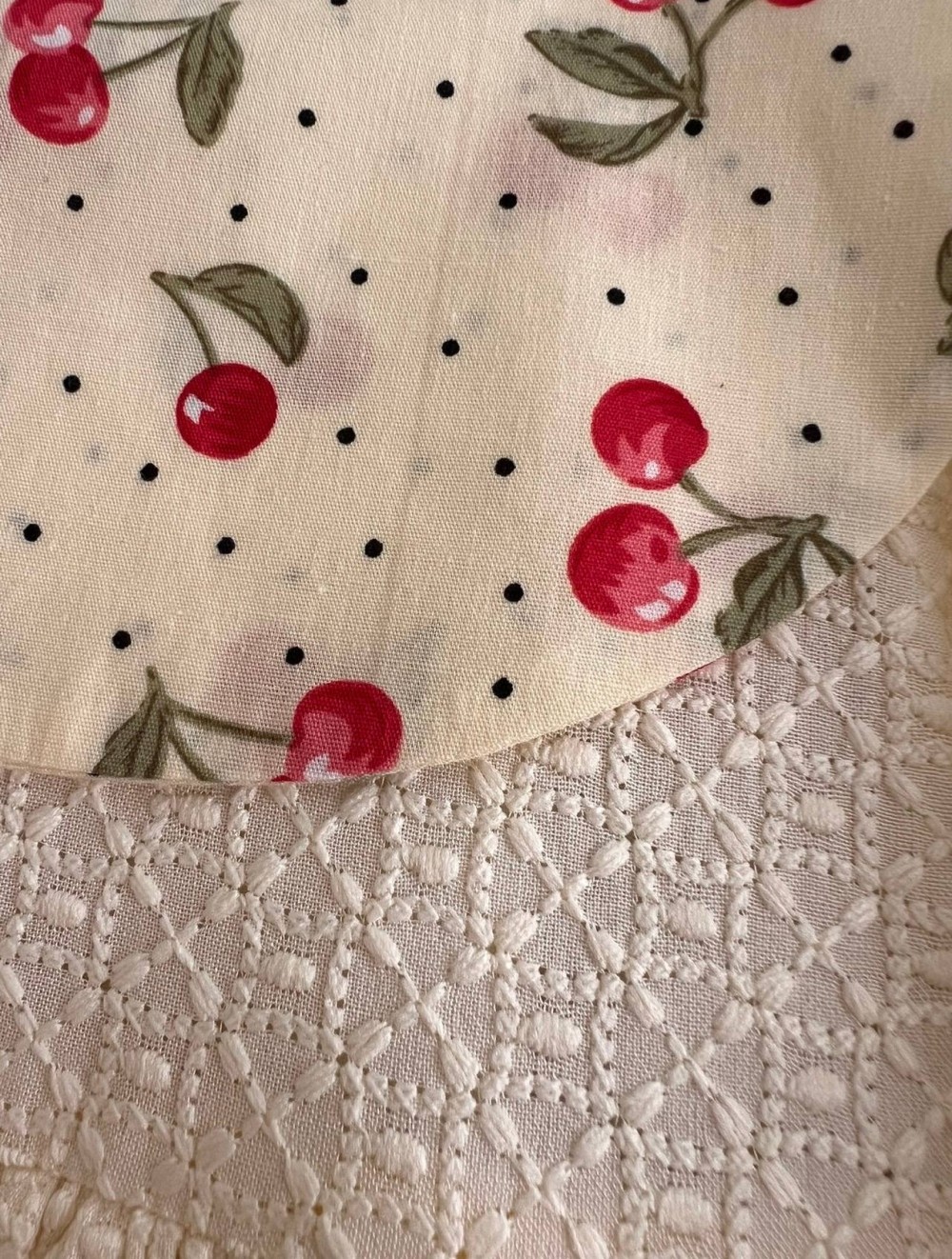 سلة كرز (كم طويل نقشة 2)