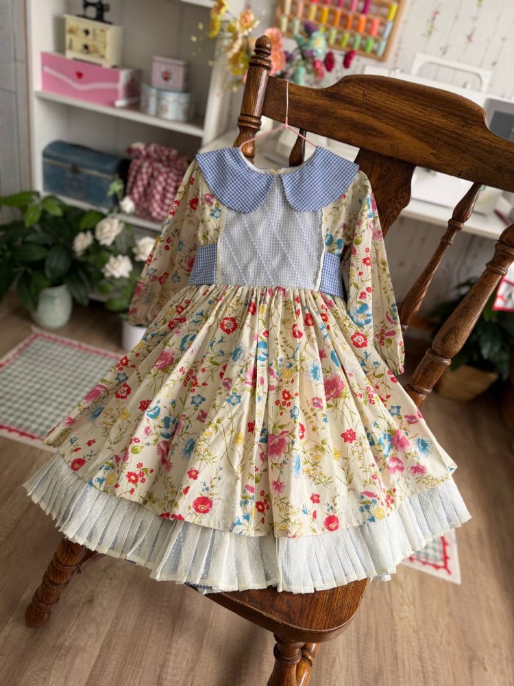 انشودة الزهر (بكشكشة شيفون منقوش)